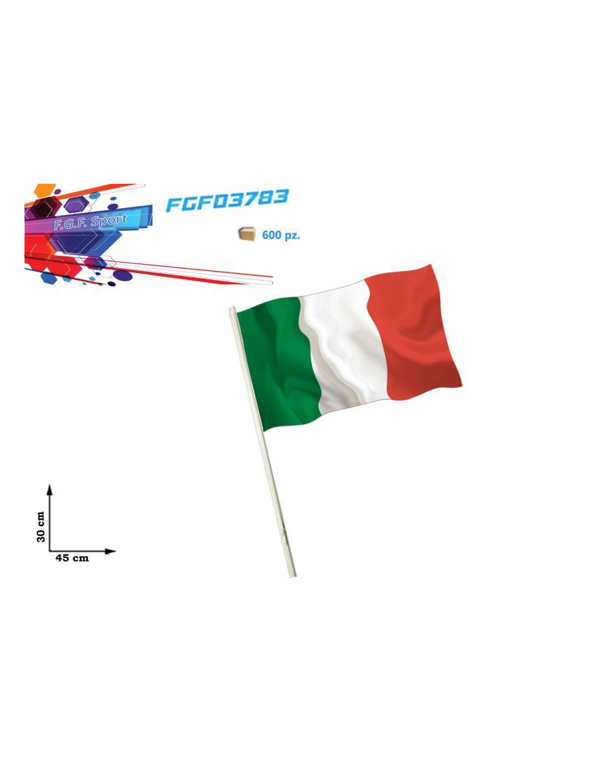 WORLD CUP FLAG 30x45 CM WITH POLE