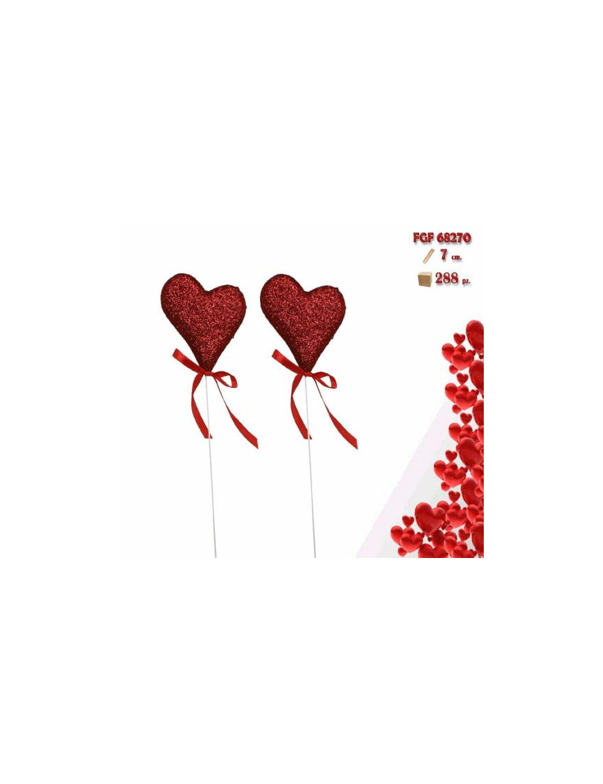 SPILLONE CUORE  7cm 2pz 68270