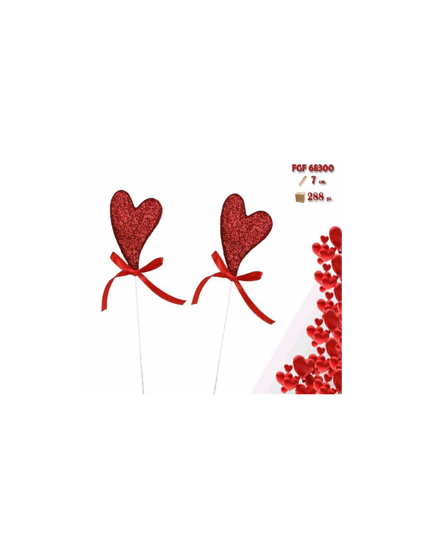 SPILLONE CUORE  7cm 2pezzi