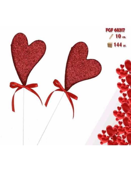SPILLONE CUORE 10cm 2pezzi