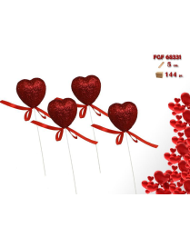 SPILLONE CUORE  5cm 4pezzi