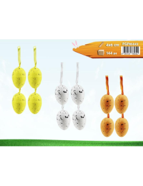 OVETTI POLISTIROLO 4 PEZZI 6 CM