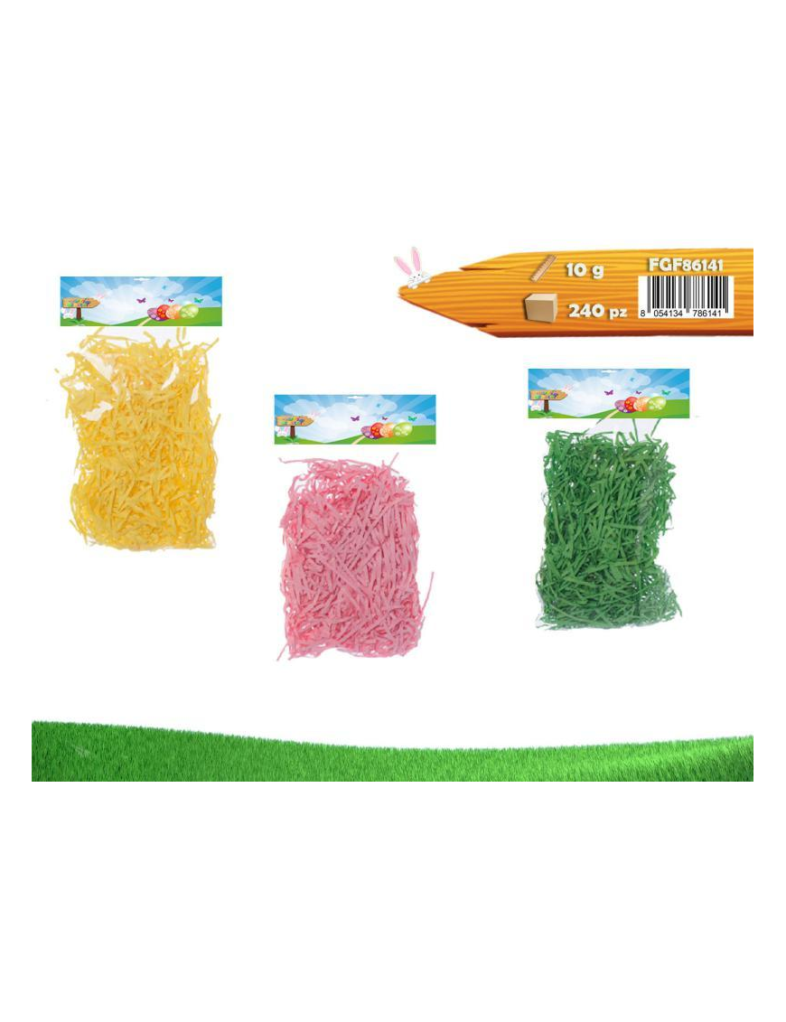 PAGLIA COLORATA ASSORTITO  10 GRAMMI