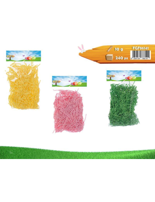 PAGLIA COLORATA ASSORTITO  10 GRAMMI