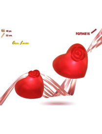 LUMINOSO CUORE PLASTICA 6cm