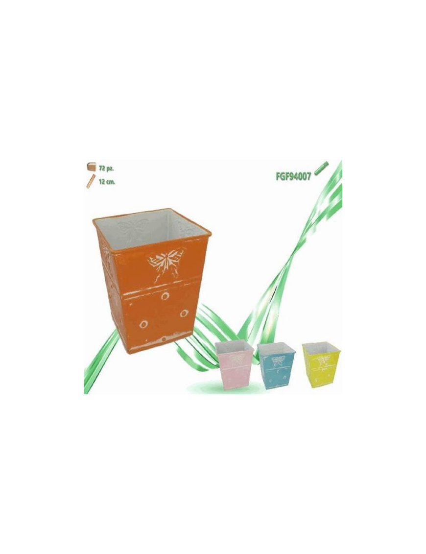FARFALLA VASO QUADRO 12 CM