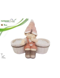 BAMBINO CON VASI 29 CM