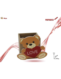 WOODEN BEAR BOX 14x15x10