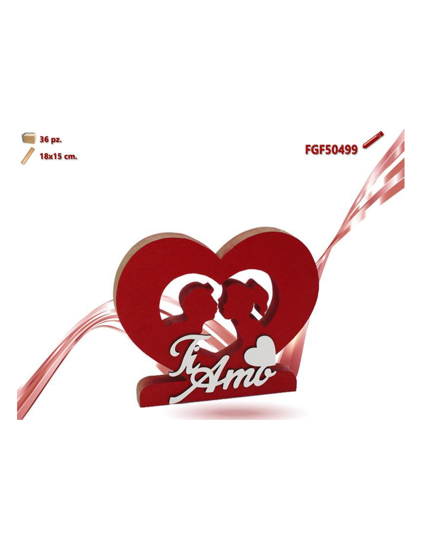 WOODEN WRITING I LOVE YOU 18x15