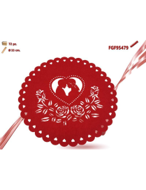ROUND FABRIC PLACEMAT 33cm