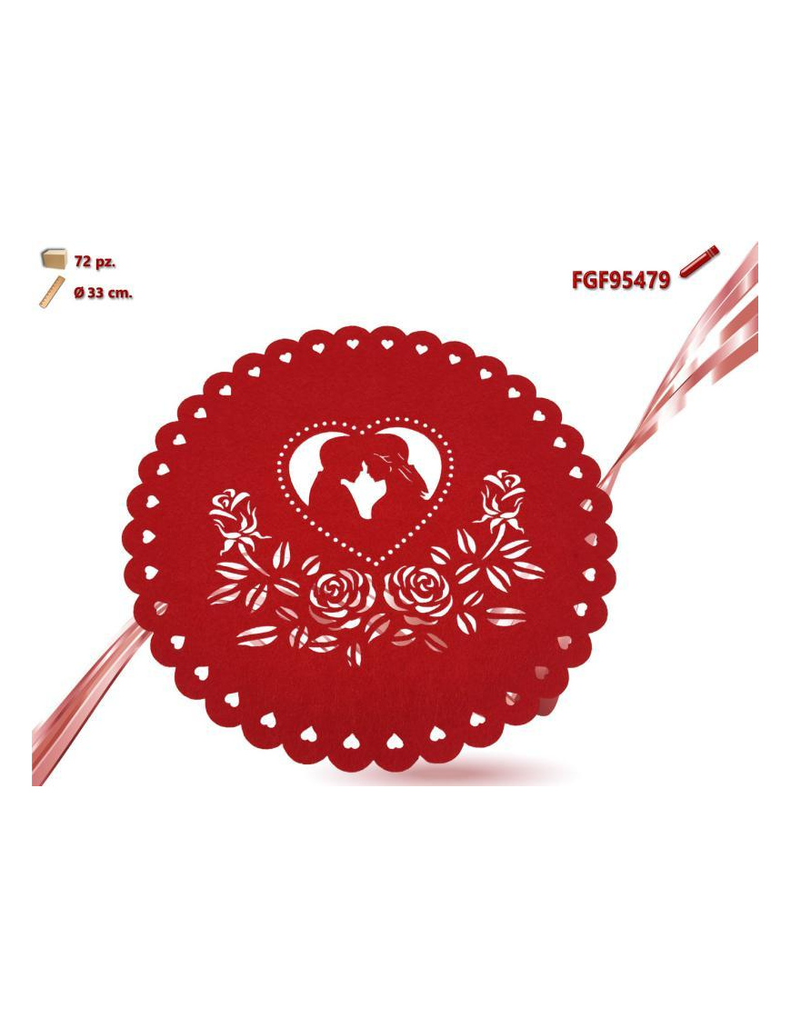 TOVAGLIETTA TESSUTO TONDA 33cm