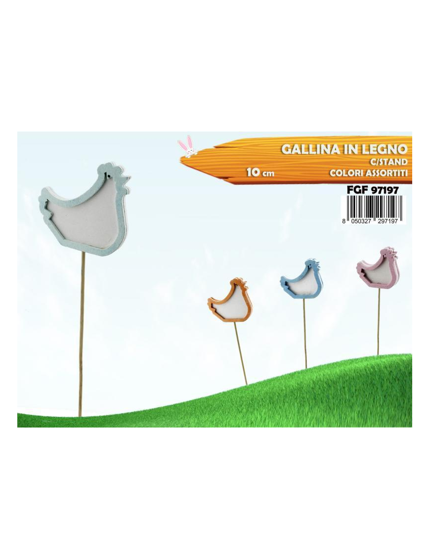 SPILLONE GALLINA 10 CM