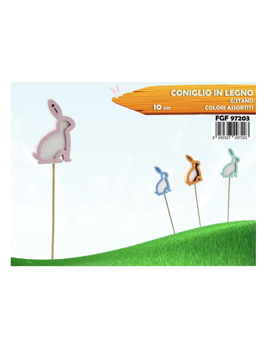 SPILLONE CONIGLIO 10 CM
