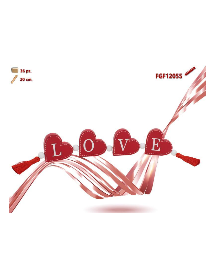 SCRITTA LEGNO LOVE 20cm