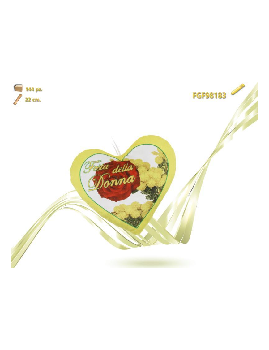 WOMEN'S DAY PLUSH HEART 22cm