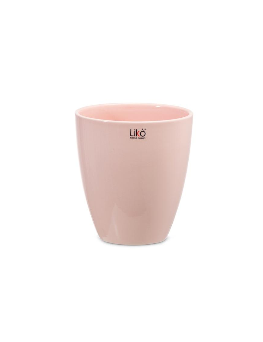 CASPO' PINK VASE DIAMETER 13 h14