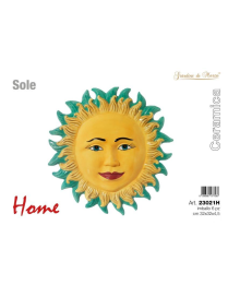 HOME ARREDO SOLE BORDO VERDE 32 CENTIMETRI