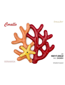 HOME ARREDO CORALLO ROSSO 18x17,5 CENTIMETRI