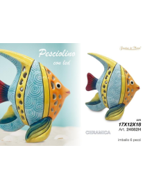 HOME ARREDO PESCE 17x12x18 CON LED