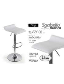 SGABELLO BIANCO 33x105cm