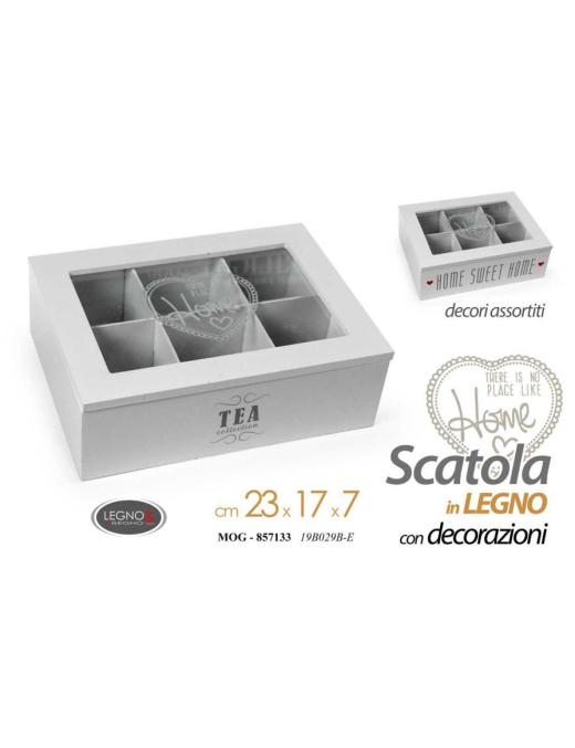 SCATOLA PORTA BUSTINE TH 23x17x7cm