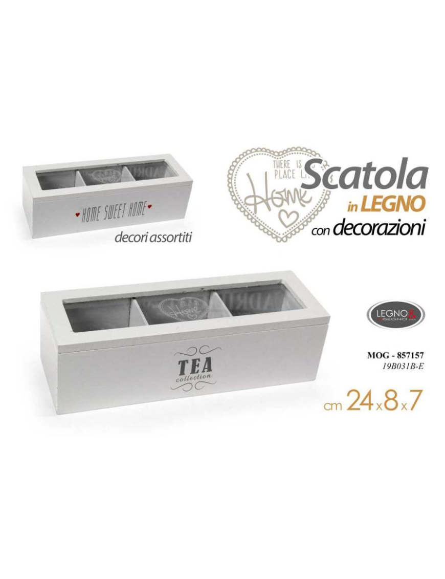 SCATOLA PORTA BUSTINE TH 24x 8x7cm