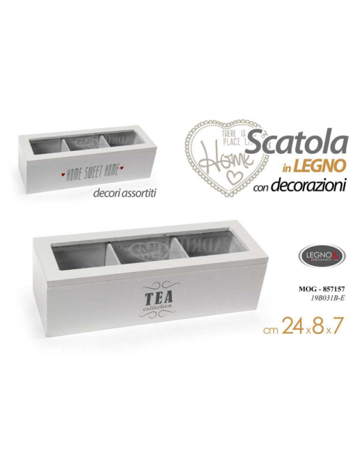 SCATOLA PORTA BUSTINE TH 24x 8x7cm