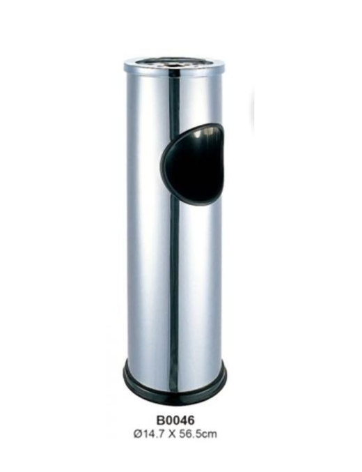 WASTE BIN+ASHTRAY 15x57cm