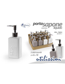 PORTA SAPONE LIQUIDO COLORI ASSORTITI