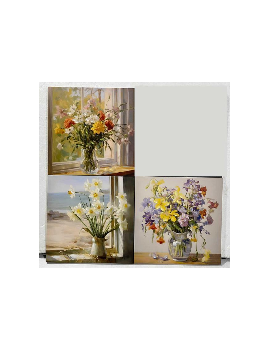 PAINTING 45x45x1.8cm ASSORTED COLORS AND DESIGNS