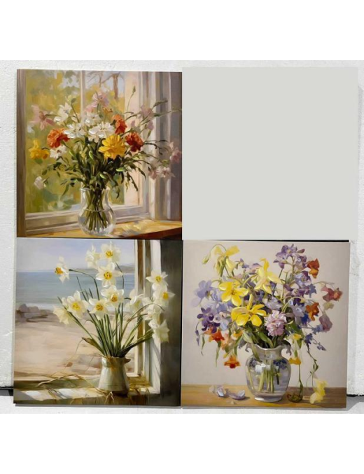 PAINTING 45x45x1.8cm ASSORTED COLORS AND DESIGNS