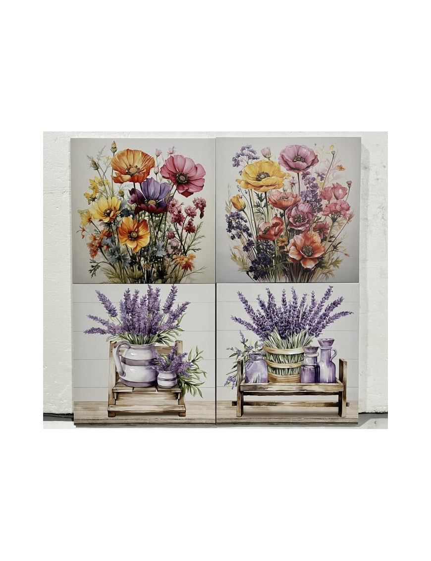 PAINTING 45x45x1.8cm ASSORTED COLORS AND DESIGNS
