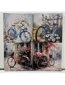 PAINTING 45x45x1.8cm ASSORTED COLORS AND DESIGNS