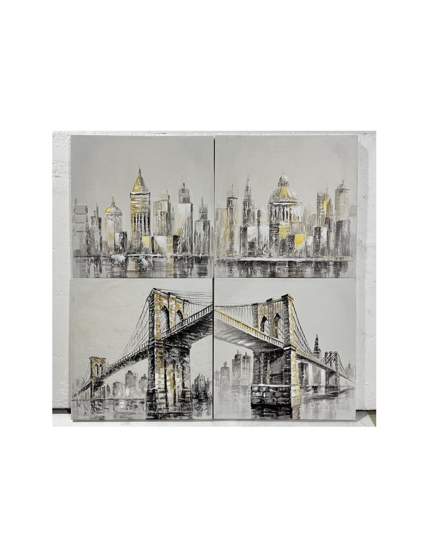 QUADRO  60x60x2,5cm COLORI E DISEGNI ASSORTITI