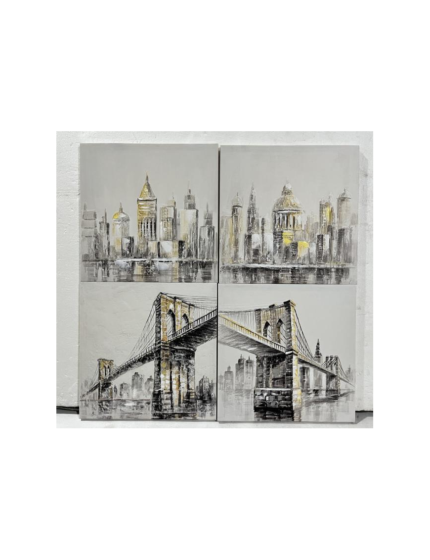 PAINTING 45x45x1.8cm ASSORTED COLORS AND DESIGNS