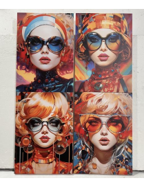PAINTING 50x70x2.5cm ASSORTED COLORS AND DESIGNS