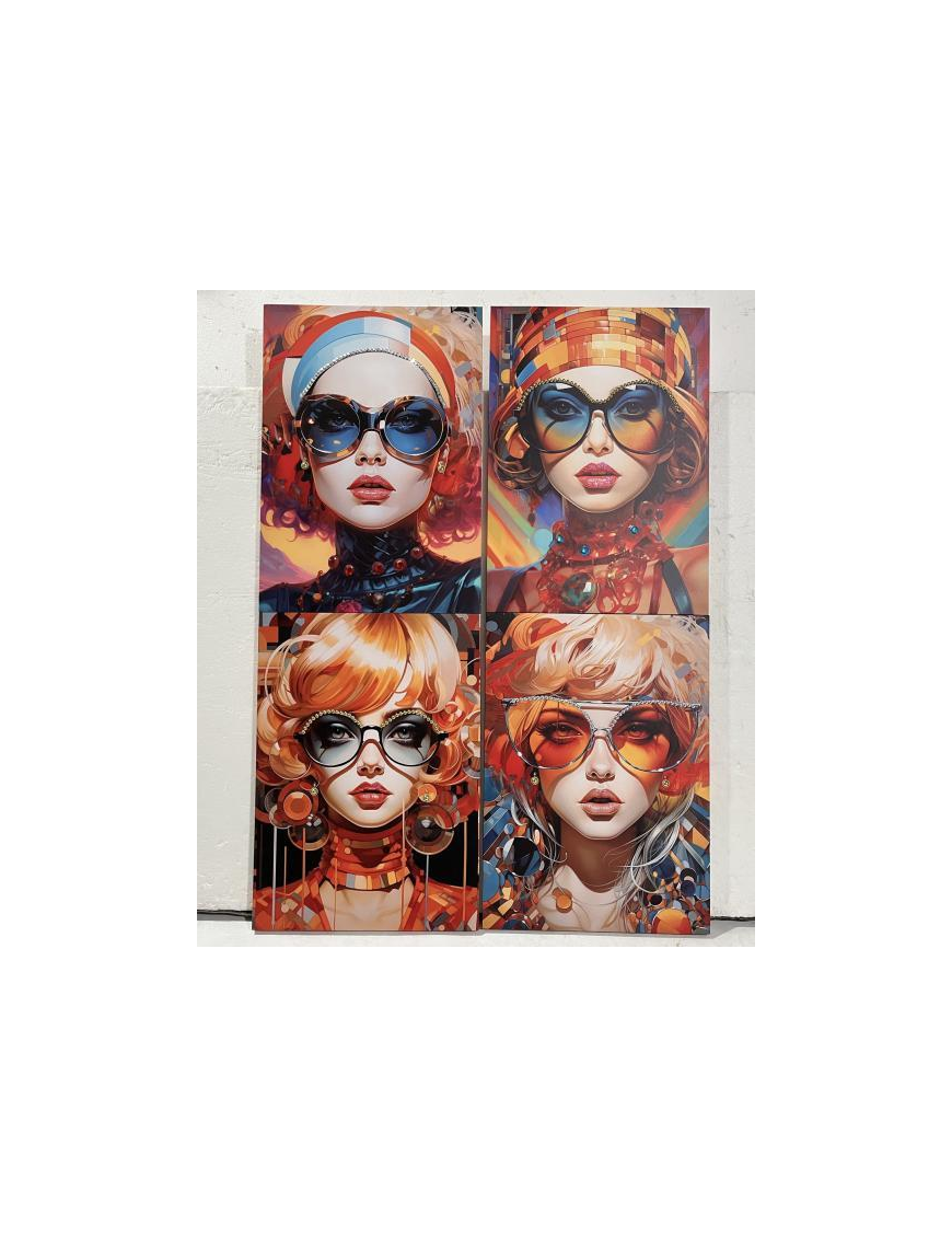 PAINTING 50x70x2.5cm ASSORTED COLORS AND DESIGNS