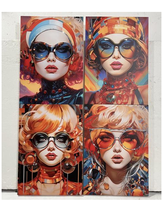 PAINTING 50x70x2.5cm ASSORTED COLORS AND DESIGNS