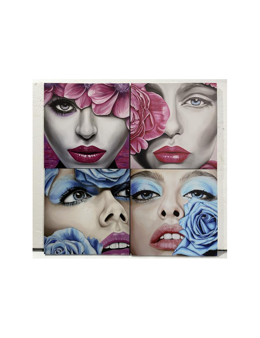 PAINTING 60x60x2.5cm ASSORTED COLORS AND DESIGNS