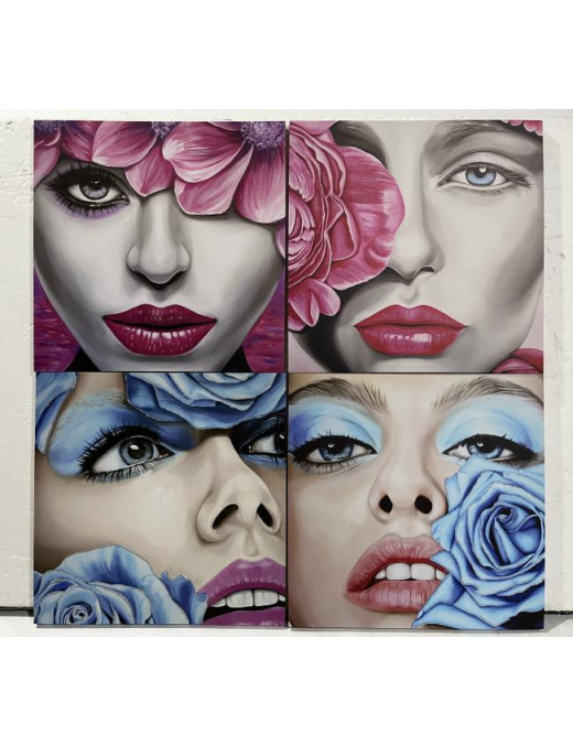 PAINTING 60x60x2.5cm ASSORTED COLORS AND DESIGNS