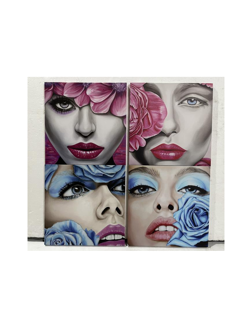 PAINTING 45x45x1.8cm ASSORTED COLORS AND DESIGNS