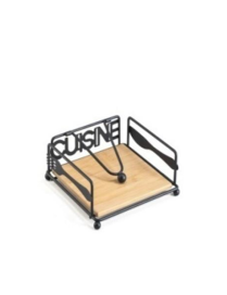 KITCHEN NAPKIN HOLDER 18x18cm