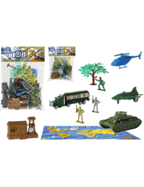 SOLDATINI MILITARI CON ACCESSORI
