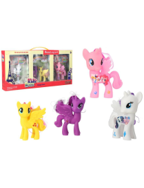 PONY 4 PEZZI CON SPAZZOLINA