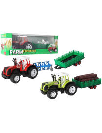 FRICTION TRACTOR WITH TRAILER