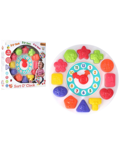 CLOCK WITH 12 MOLDS