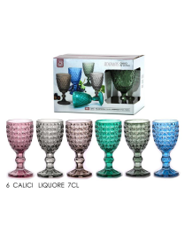 ADAMAS 6 GLASSES 7 CENTILITERS LIQUEUR
