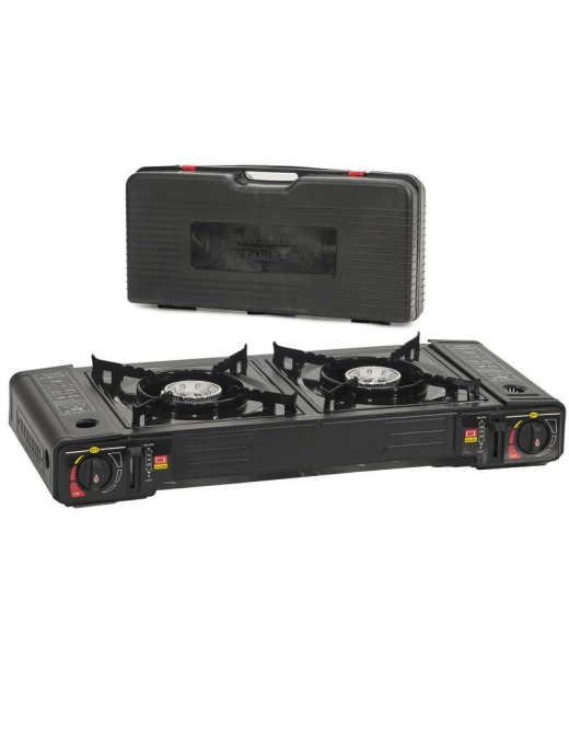DOUBLE PORTABLE GAS STOVE