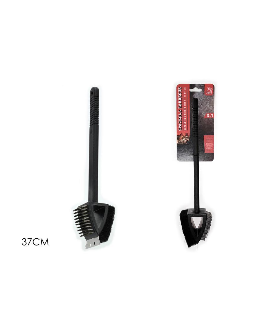 SPAZZOLA PULIZIA BARBECUE 37cm