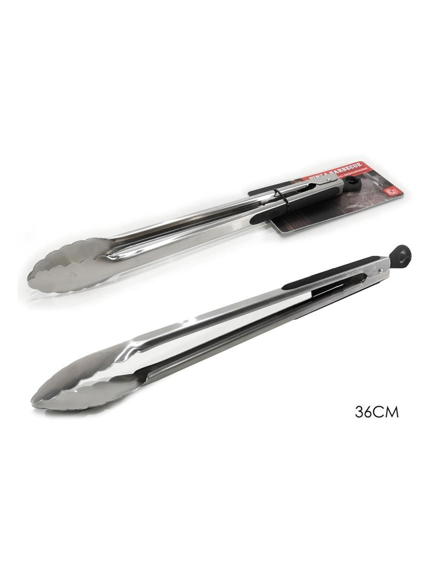 PINZA BARBECUE 36cm MANICO NERO